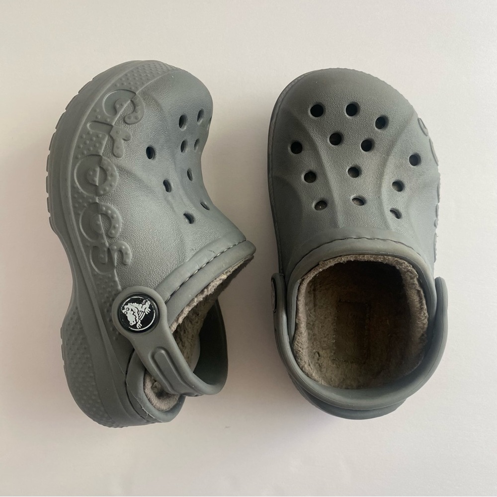 Crocs Toddler Classic Clog in Slate Grey